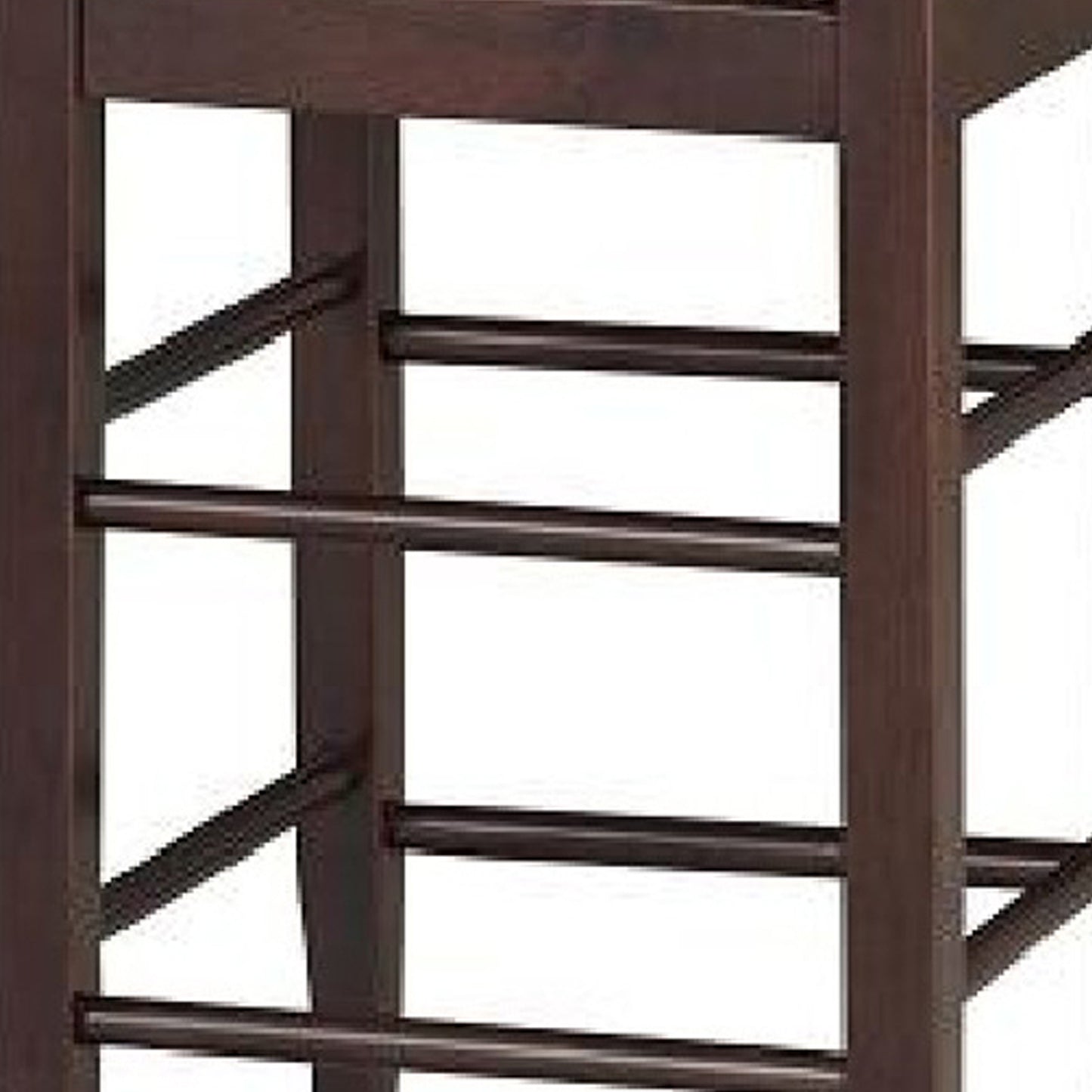 Rush Woven Wooden Frame Counter Stool With Saber Legs, Beige And Dark Brown By Benzara | Bar Stools & Table | Modishstore - 5