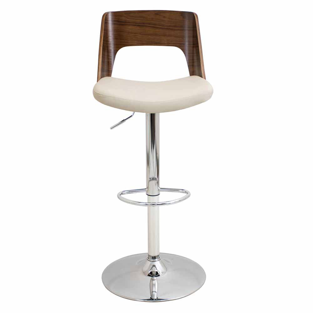 LumiSource Valencia Height Adjustable Barstool with Swivel-12