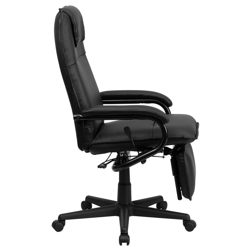 Flash Furniture High Back Black Leather Executive Reclining Swivel Office Chair | Office Chairs | Modishstore - 5