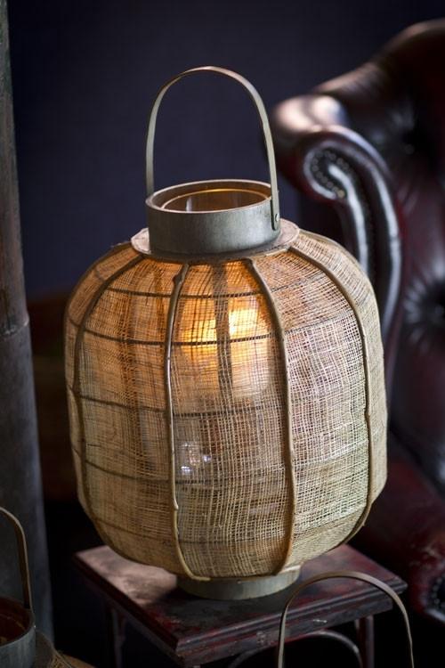 Vagabond Vintage Cylinder Bamboo Lantern | Modishstore | Lanterns