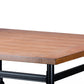 Baxton Studio Broxburn Wood & Metal Industrial Pub Table | Pub Tables | Modishstore - 2