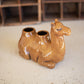 Ceramic Camel Planter - Brown | Planters, Troughs & Cachepots |  Modishstore  - 2