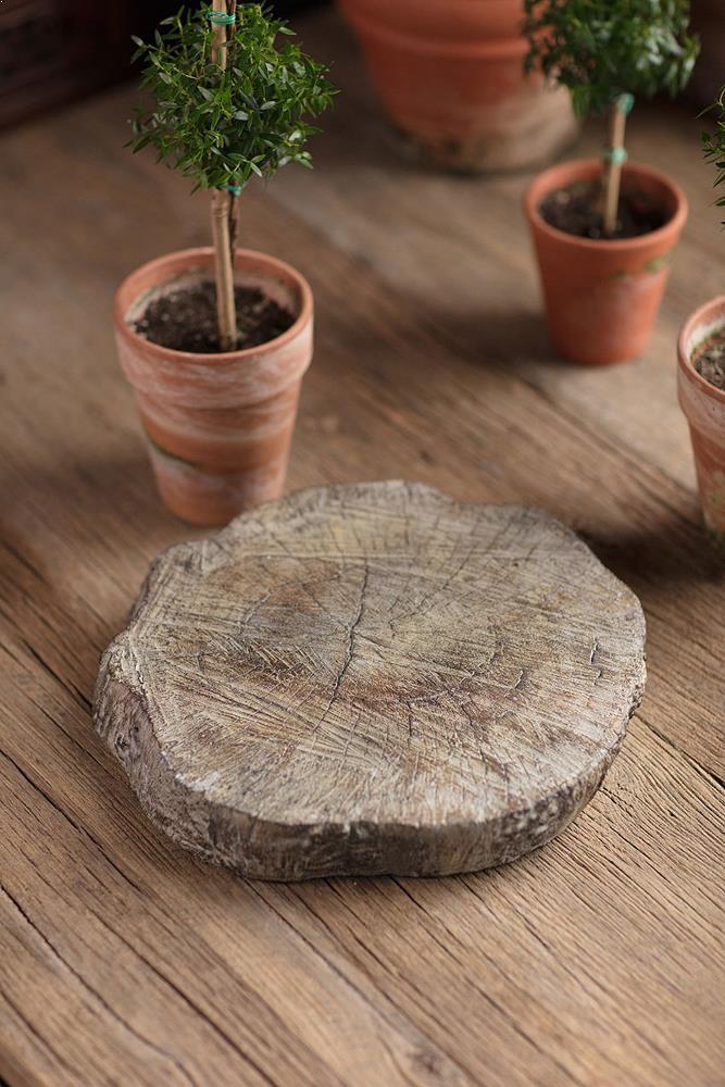Vagabond Vintage Cement Log 12" Slab | Modishstore | Home Accents