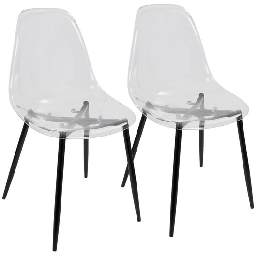 LumiSource Clara Dining Chair - Set of 2 | Modishstore | Dining Chairs