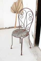 Kalalou Rustic Metal Chair