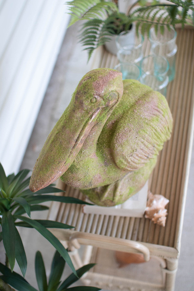 Faux Concrete Pelican By Kalalou | Animals & Pets | Modishstore - 4