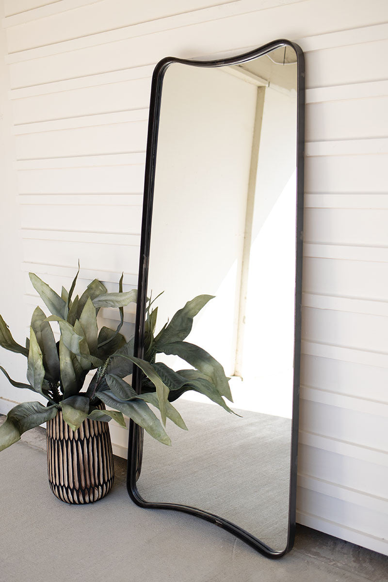 Organic Leaning Mirror By Kalalou | Modishstore | Mirrors