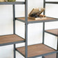 Metal And Wood Tall Geometric Display Shelves By Kalalou | Shelves & Shelving Units | Modishstore - 3