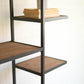 Metal And Wood Tall Geometric Display Shelves By Kalalou | Shelves & Shelving Units | Modishstore - 4