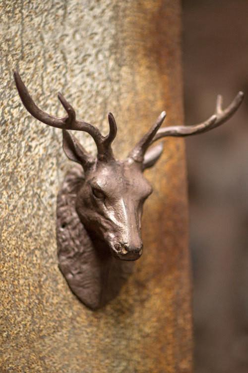 Vagabond Vintage Cast Iron Buck Head | Modishstore | Trophy Head
