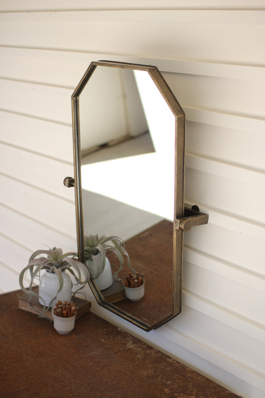 Kalalou Rectangle Wall Mirror With Adjustable Bracket | Modishstore | Mirrors