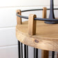 Oval Three Tierd Wooden Shelving Unit By Kalalou | Shelves & Shelving Units | Modishstore - 4