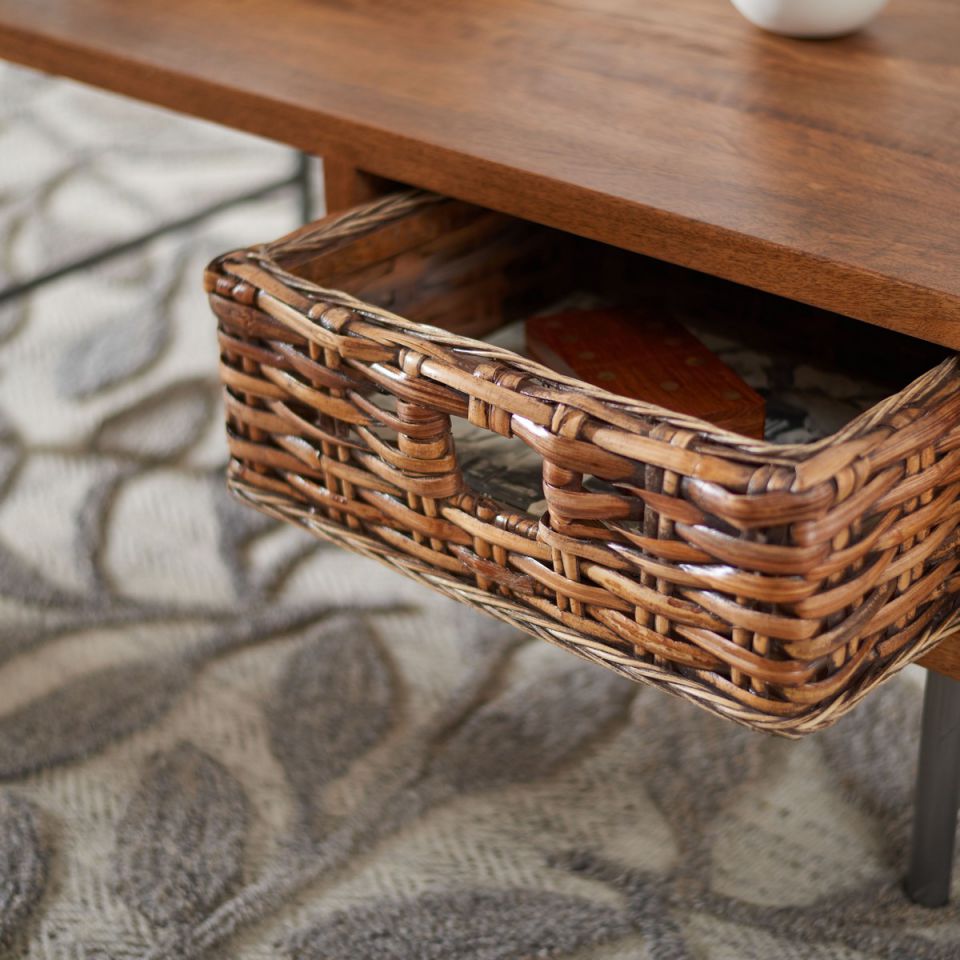 Safavieh Allester 1 Rattan Drawer Coffee Table | Coffee Tables | Modishstore - 4