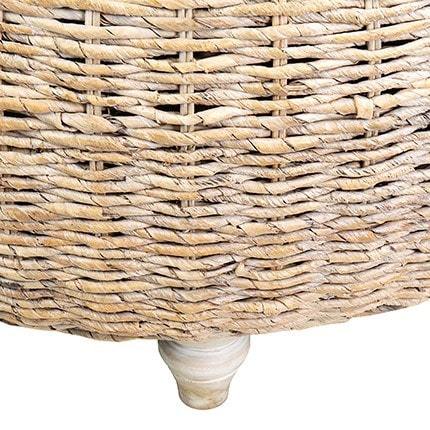 Borneo Round Abaca Wood Coffee Table by Jeffan | Coffee Tables | Modishstore - 5