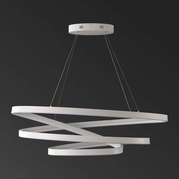 Safavieh Brianne Infinity Chandelier - White | Chandeliers | Modishstore - 5
