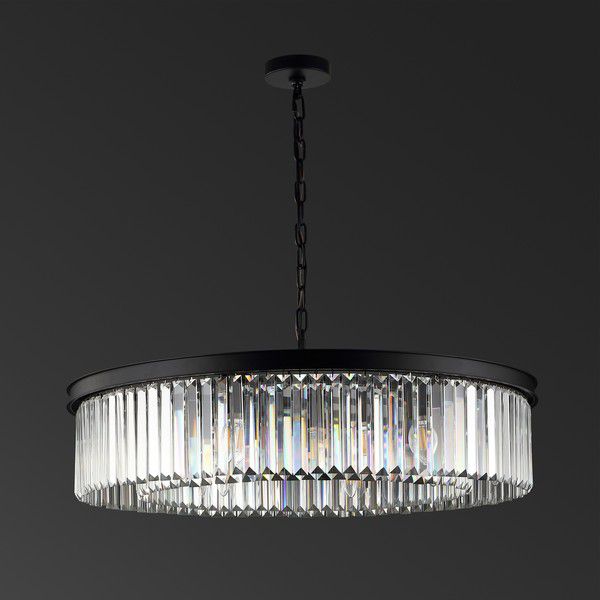 Safavieh Jennaya Crystal Chandelier - Black | Chandeliers | Modishstore - 5