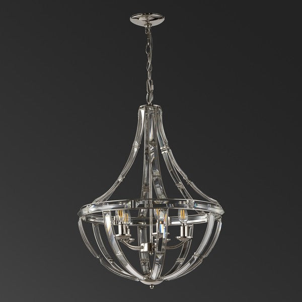 Safavieh Amira Crystal Chandelier | Chandeliers | Modishstore - 5