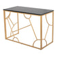 Constellation Contemporary Desk in Gold Metal and Black Wood By LumiSource | Desks | Modishstore - 5