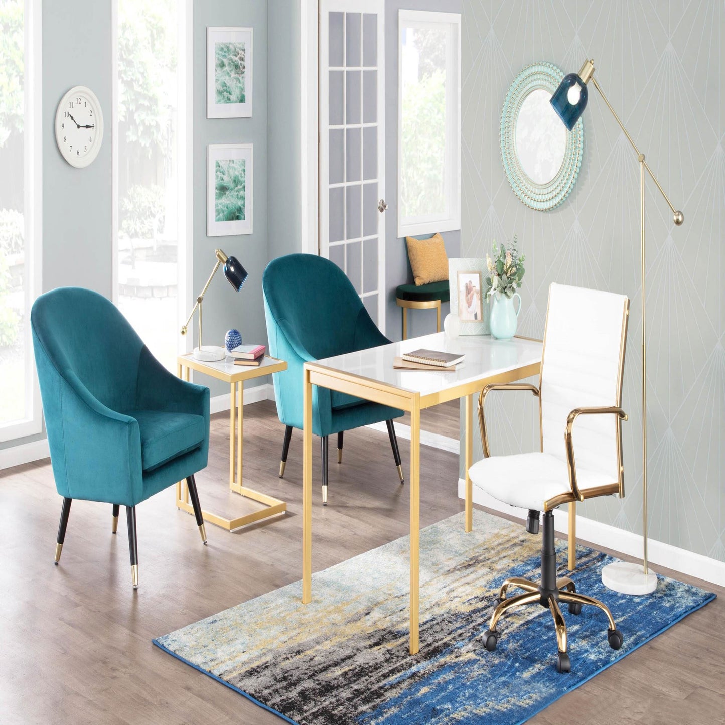 LumiSource Marcel Floor Lamp | Modishstore | Floor Lamps