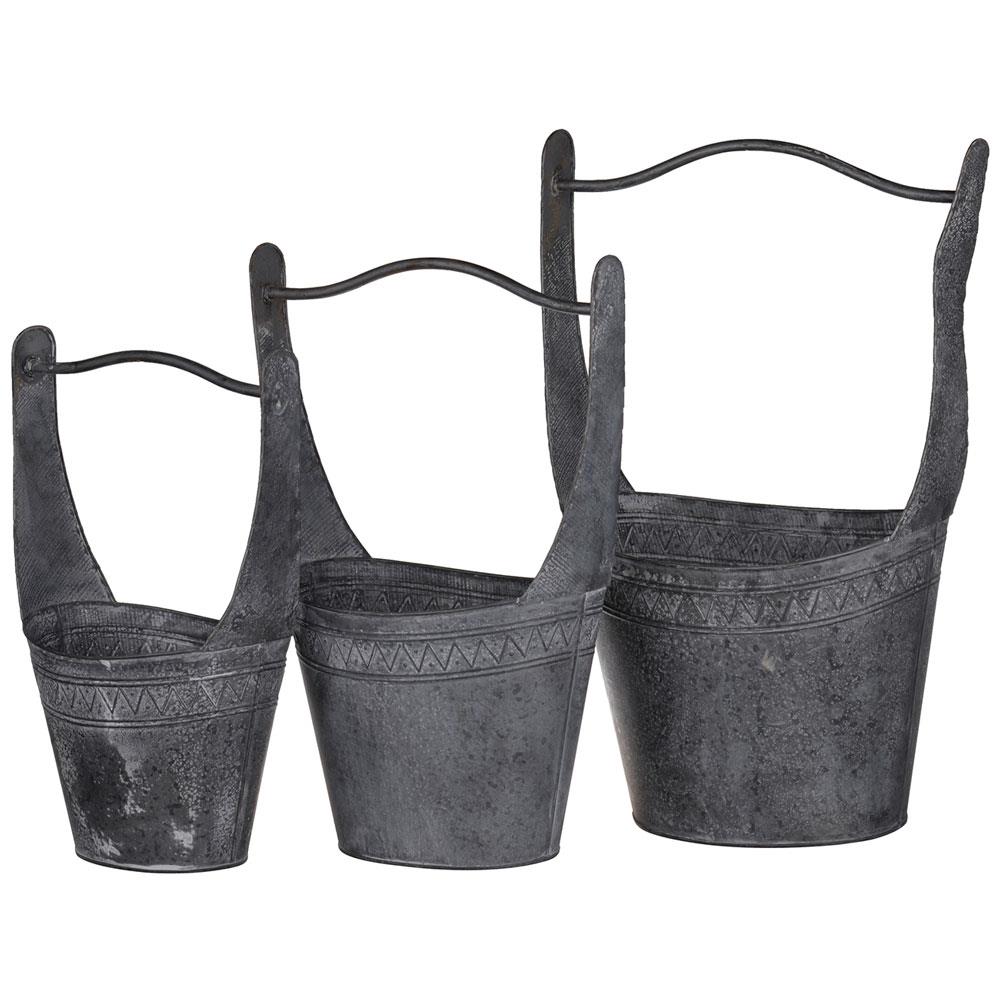 A&B Home Pot - 3Pcs/Set Of 2 | Outdoor Planters, Troughs & Cachepots | Modishstore