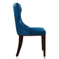 Manhattan Comfort Reine Black and Walnut Velvet Dining Chair (Set of Two) | Dining Chairs | Modishstore - 26