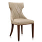 Manhattan Comfort Reine Black and Walnut Velvet Dining Chair (Set of Two) | Dining Chairs | Modishstore - 14