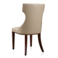 Manhattan Comfort Reine Black and Walnut Velvet Dining Chair (Set of Two) | Dining Chairs | Modishstore - 12