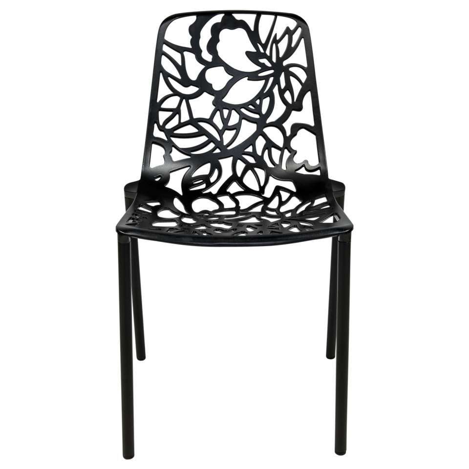 LeisureMod Modern Devon Aluminum Chair, Set of 2 | Side Chairs | Modishstore - 9