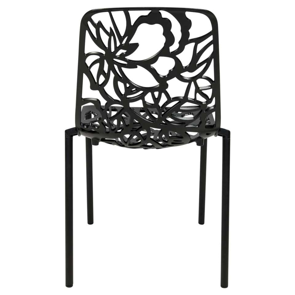 LeisureMod Modern Devon Aluminum Chair, Set of 4 | Outdoor Chairs | Modishstore - 6