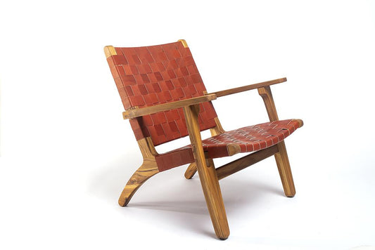 Masaya Arm Chair, Leather | Armchairs | Modishstore