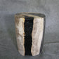 Petrified Wood Log Stool 16in x 11in x 10in - DV.1.195 | Petrified Wood Stools | Modishstore-2