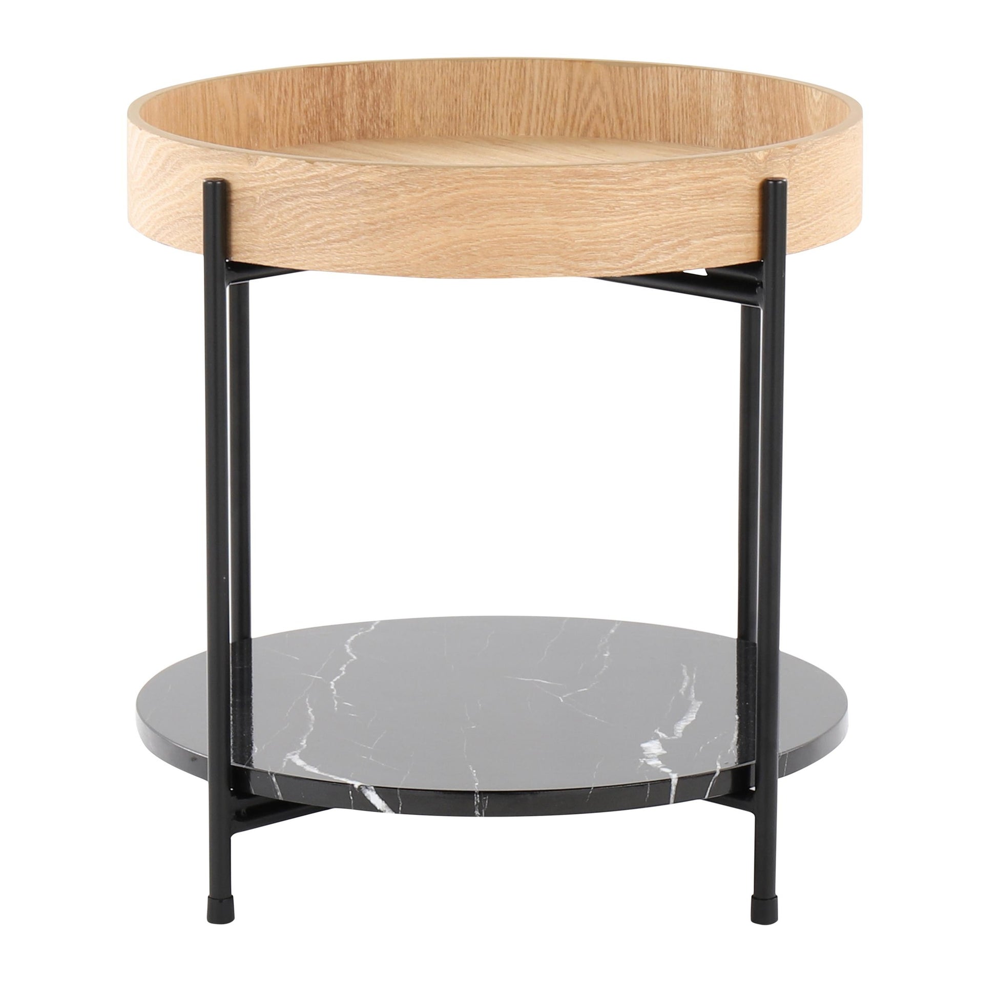 Daniella End Table By LumiSource | Side Tables | Modishstore - 2