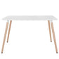 Modway Field Rectangle Dining Table - White | Dining Tables | Modishstore-4