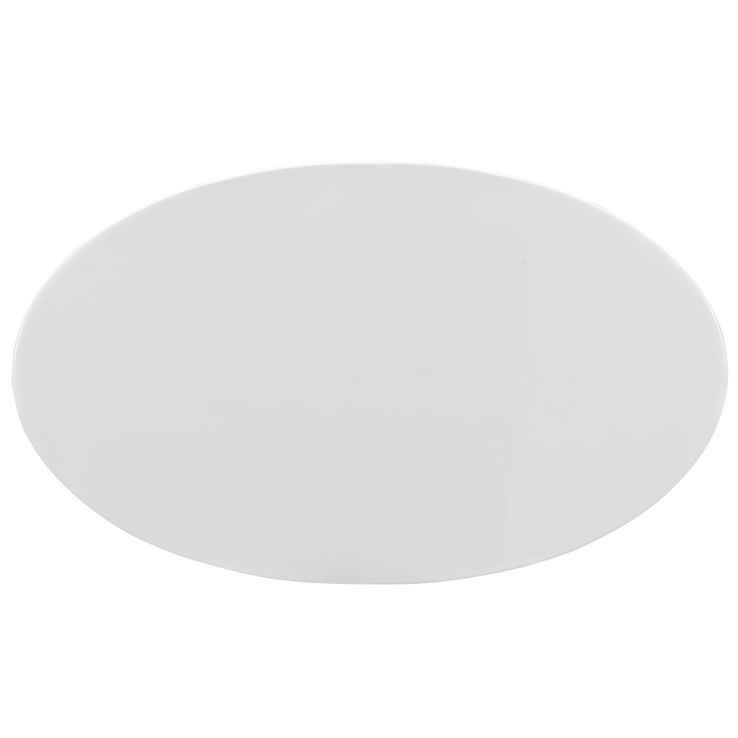 Modway Lippa 60" Oval Wood Top Dining Table - White | Dining Tables | Modishstore-5