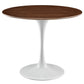 Modway Lippa 36" Round Walnut Dining Table - Walnut | Dining Tables | Modishstore-4