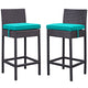 Modway Lift Bar Stool Outdoor Patio - Set of 2 | Outdoor Stools & Benches | Modishstore-17