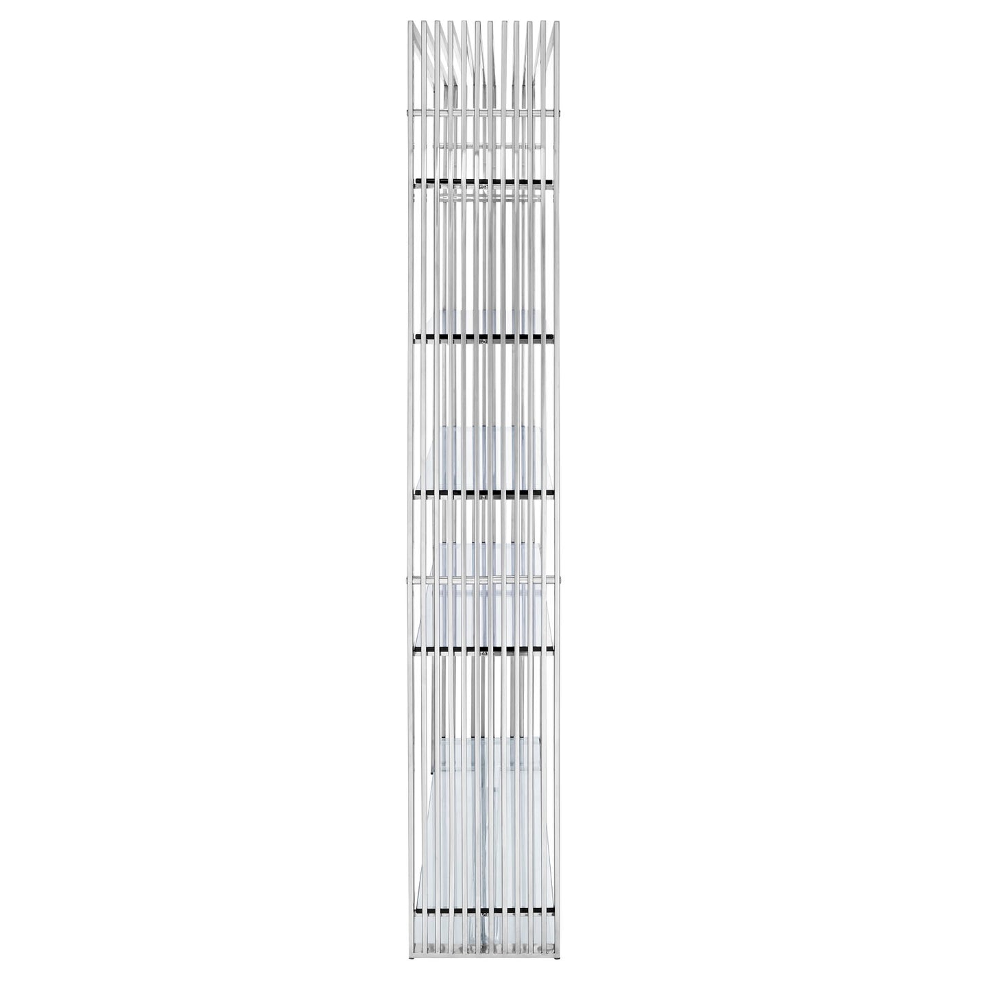 Gridiron Stainless Steel Bookshelf By Modway - EEI-1432 | Bookcases | Modishstore - 4