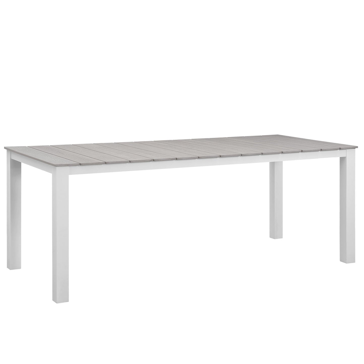 Modway Maine 80" Outdoor Patio Dining Table - EEI-1509 | Outdoor Tables | Modishstore - 1