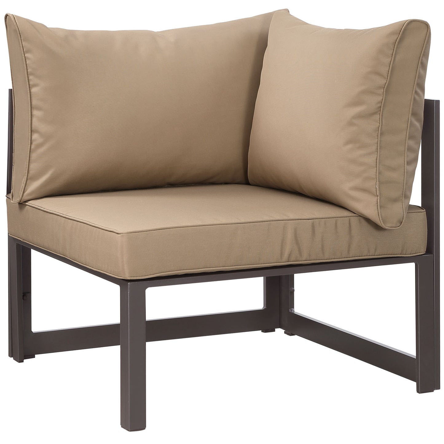 Modway Fortuna Corner Outdoor Patio Armchair - EEI-1518 | Outdoor Chairs | Modishstore - 3