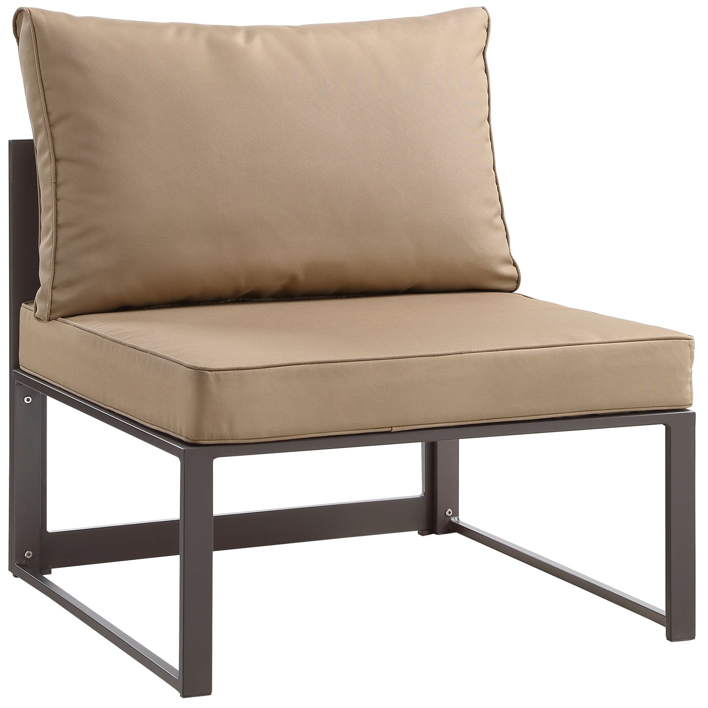Modway Fortuna Armless Outdoor Patio Sofa - EEI-1520 | Outdoor Chairs | Modishstore - 3