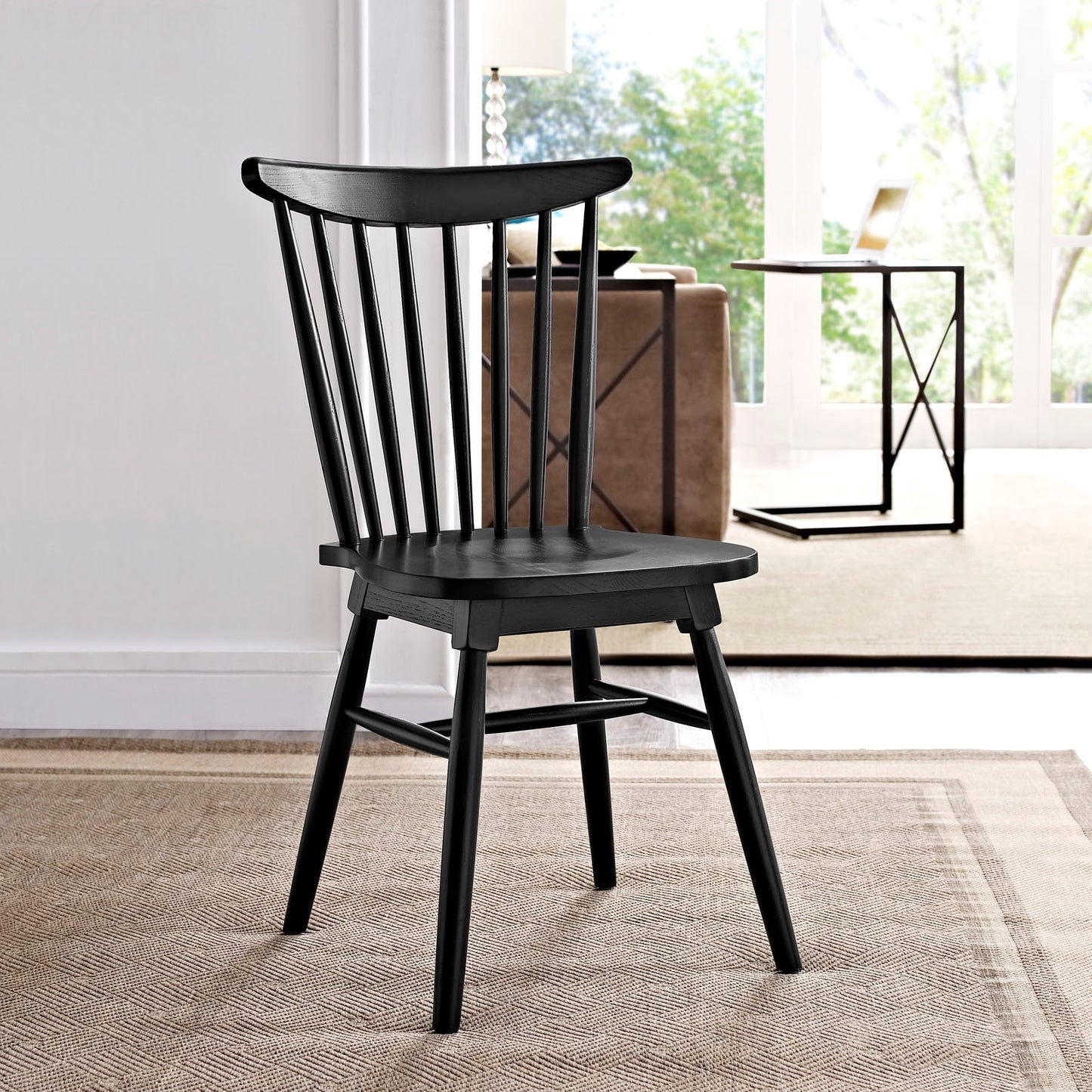 Modway Amble Dining Side Chair - Black - EEI-1539 | Dining Chairs | Modishstore - 1