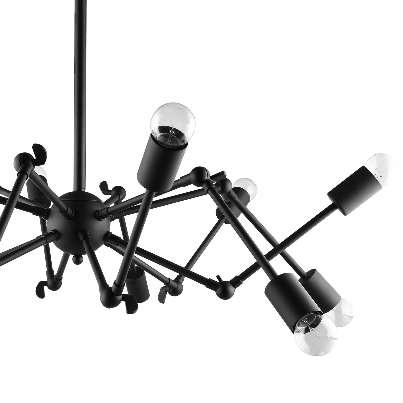 Modway Tagmata Ceiling Fixture - Black | Ceiling Lamps | Modishstore-4