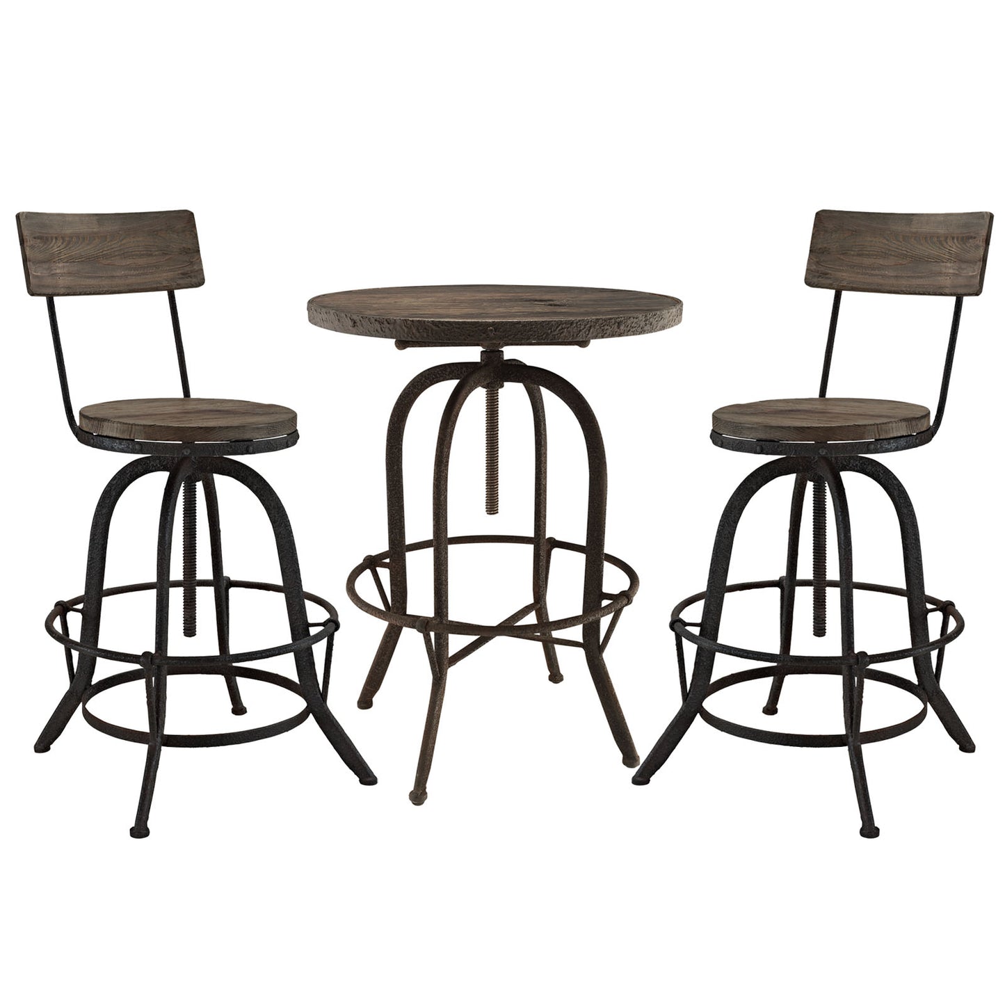 Gather 3 Piece Dining Set By Modway - EEI-1604 | Dining Sets | Modishstore - 2