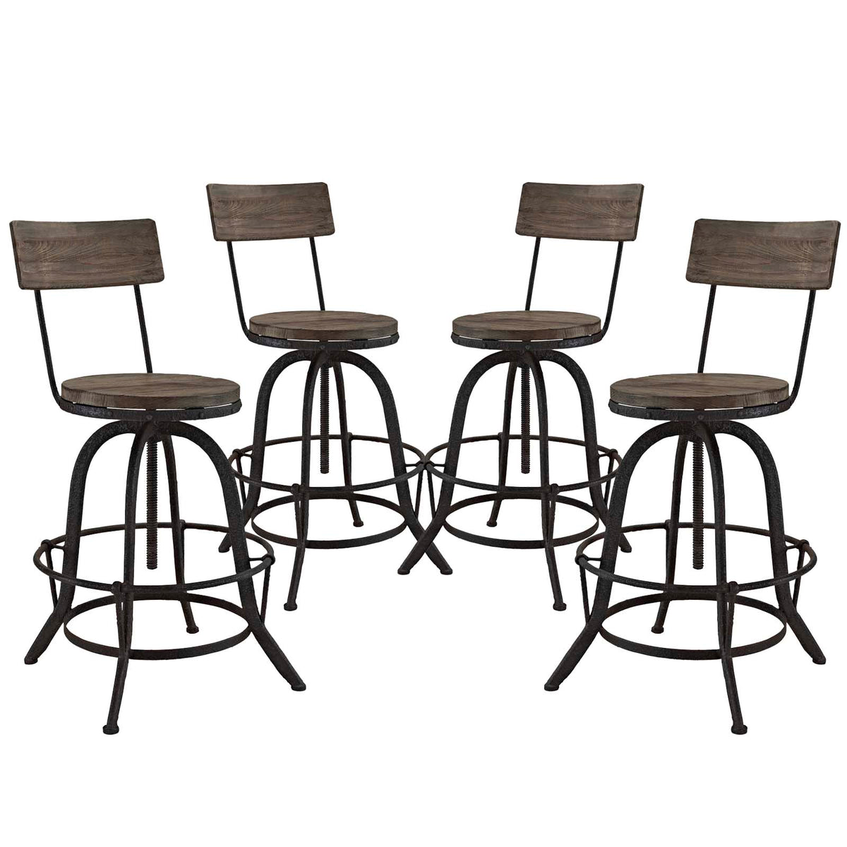 Modway Procure 4 Piece Dining Set - EEI-1609 | Dining Chairs | Modishstore - 1