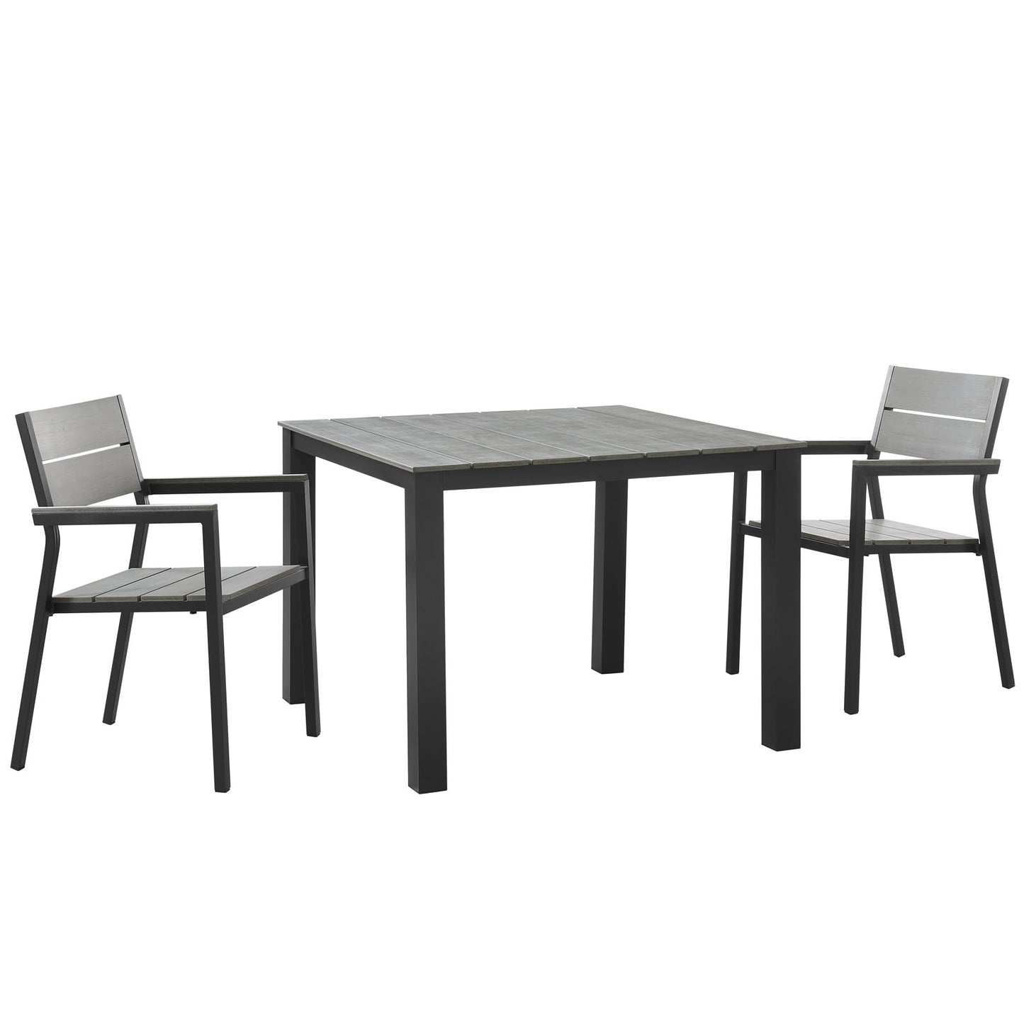 Modway Maine 3 Piece Outdoor Patio Dining Set - EEI-1743 - EEI-1743 | Outdoor Dining Sets | Modishstore - 2