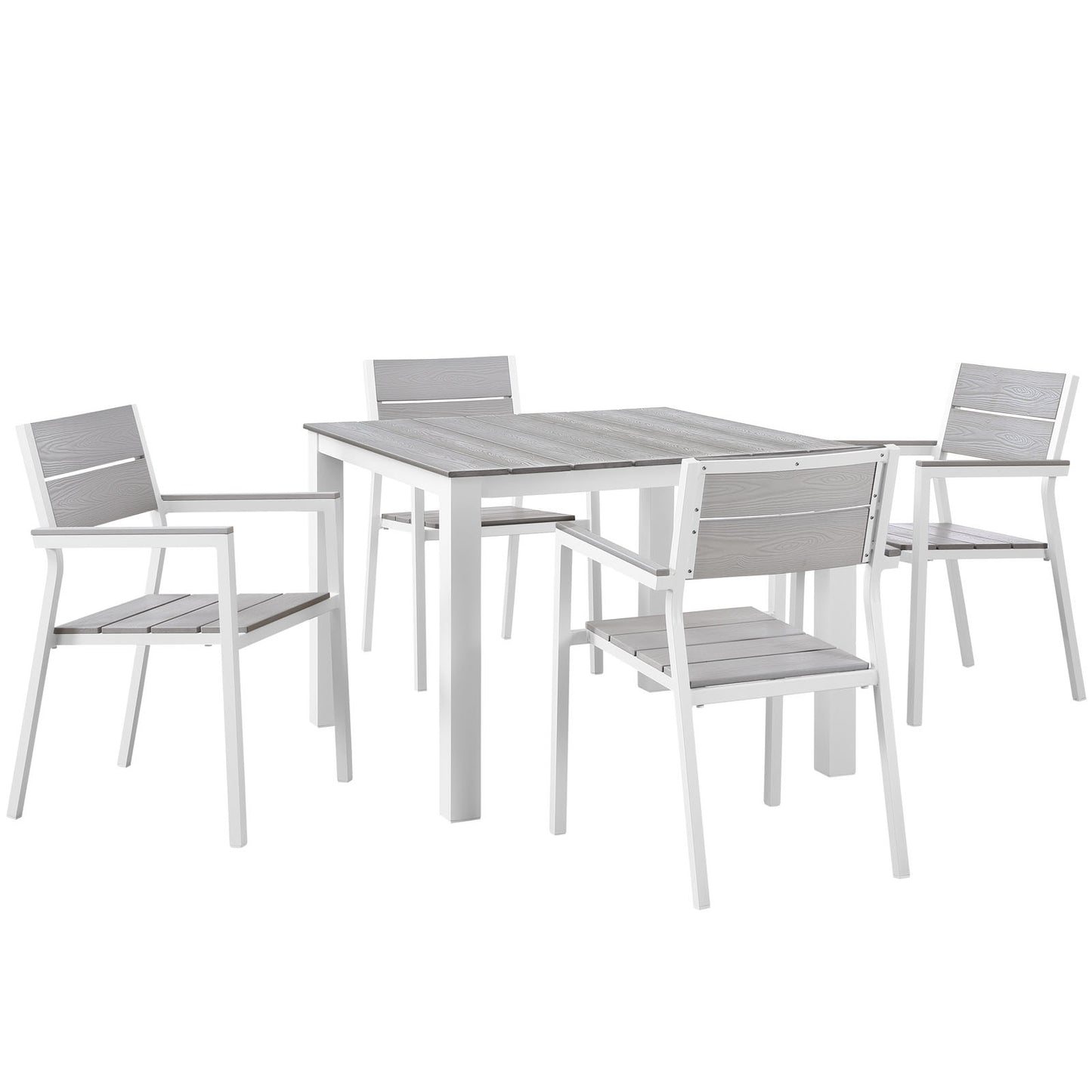 Modway Maine 5 Piece Outdoor Patio Dining Set - EEI-1745 - EEI-1745 | Outdoor Dining Sets | Modishstore - 1