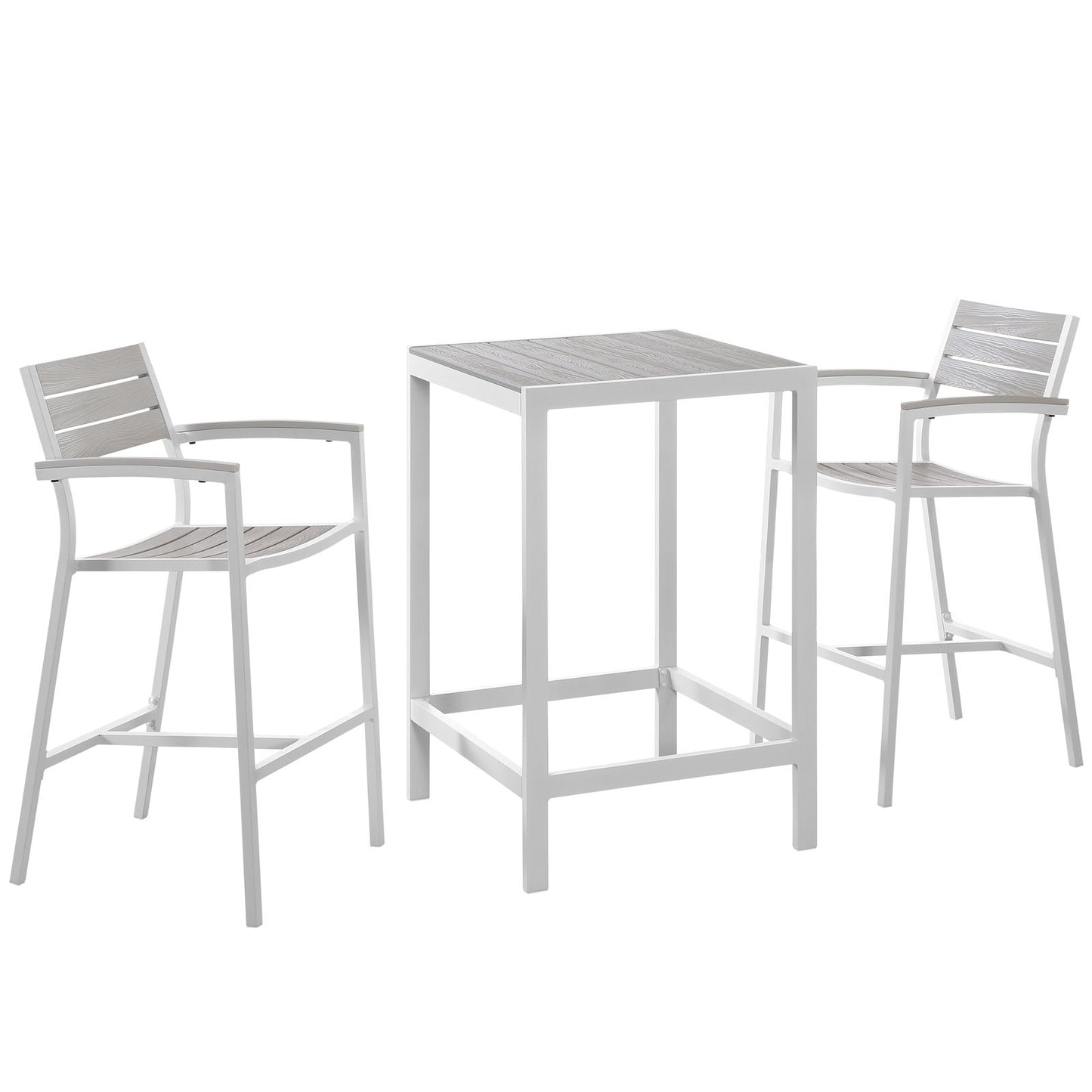 Modway Maine 3 Piece Outdoor Patio Dining Set - EEI-1754 - EEI-1754 | Outdoor Dining Sets | Modishstore - 1