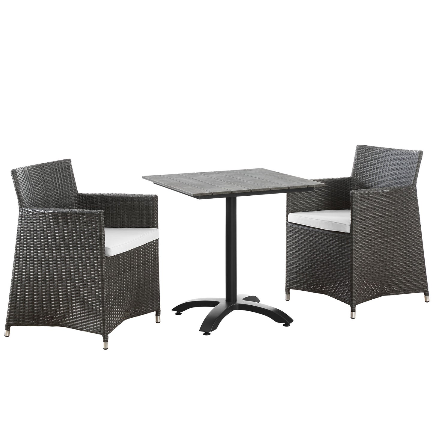 Modway Junction 3 Piece Outdoor Patio Dining Set - EEI-1758 | Outdoor Dining Sets | Modishstore - 2