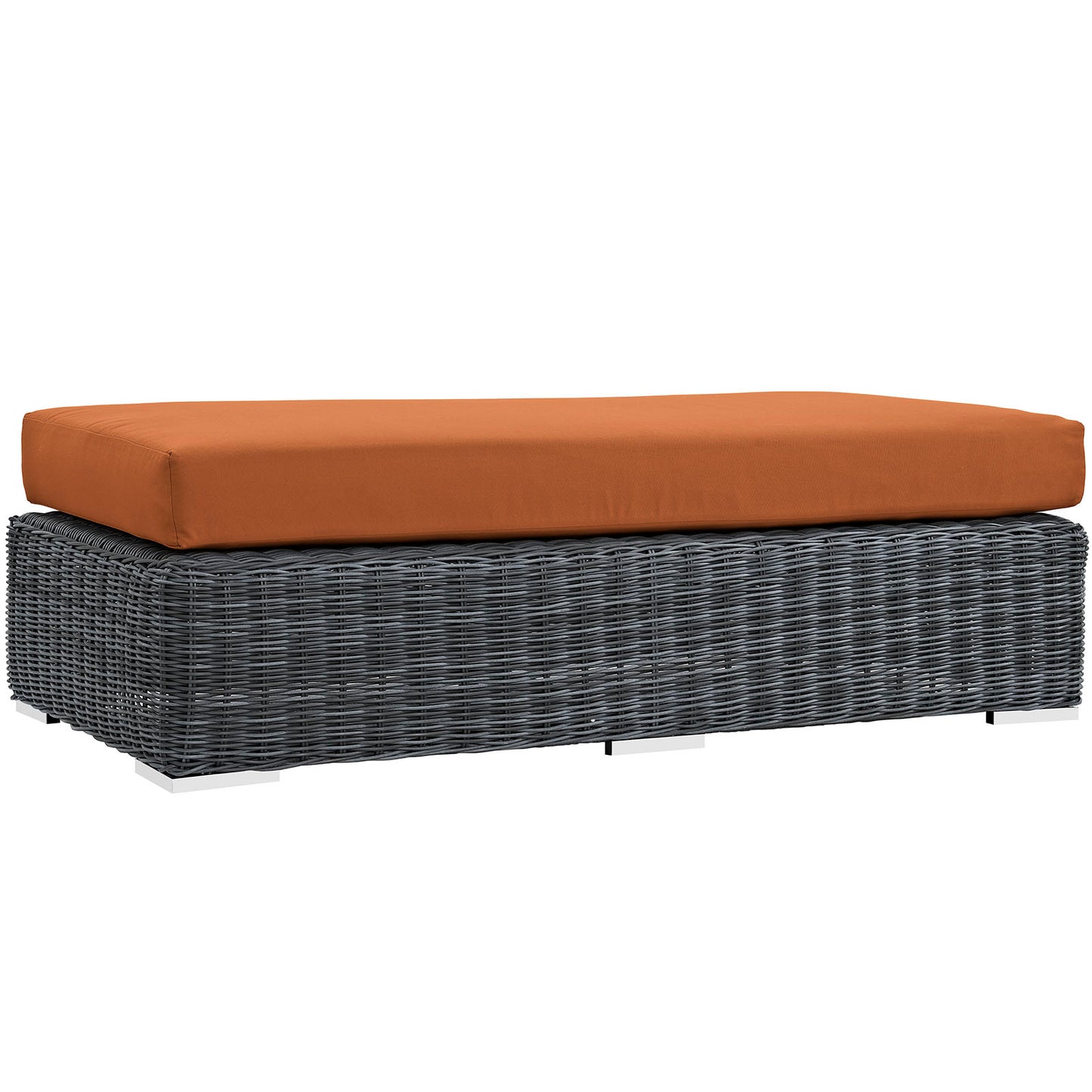 Modway Summon Outdoor Patio Rectangle Ottoman - EEI-1877 | Outdoor Ottomans | Modishstore - 2