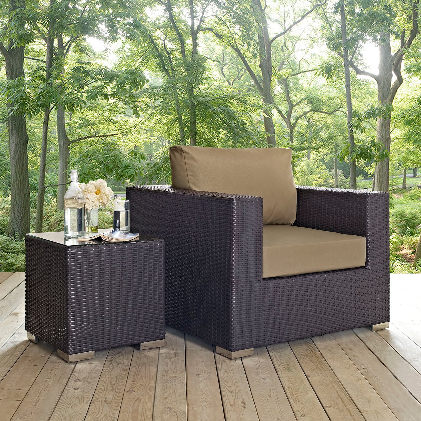 Modway Convene Outdoor Patio Armchair - EEI-1906 | Outdoor Chairs | Modishstore - 28